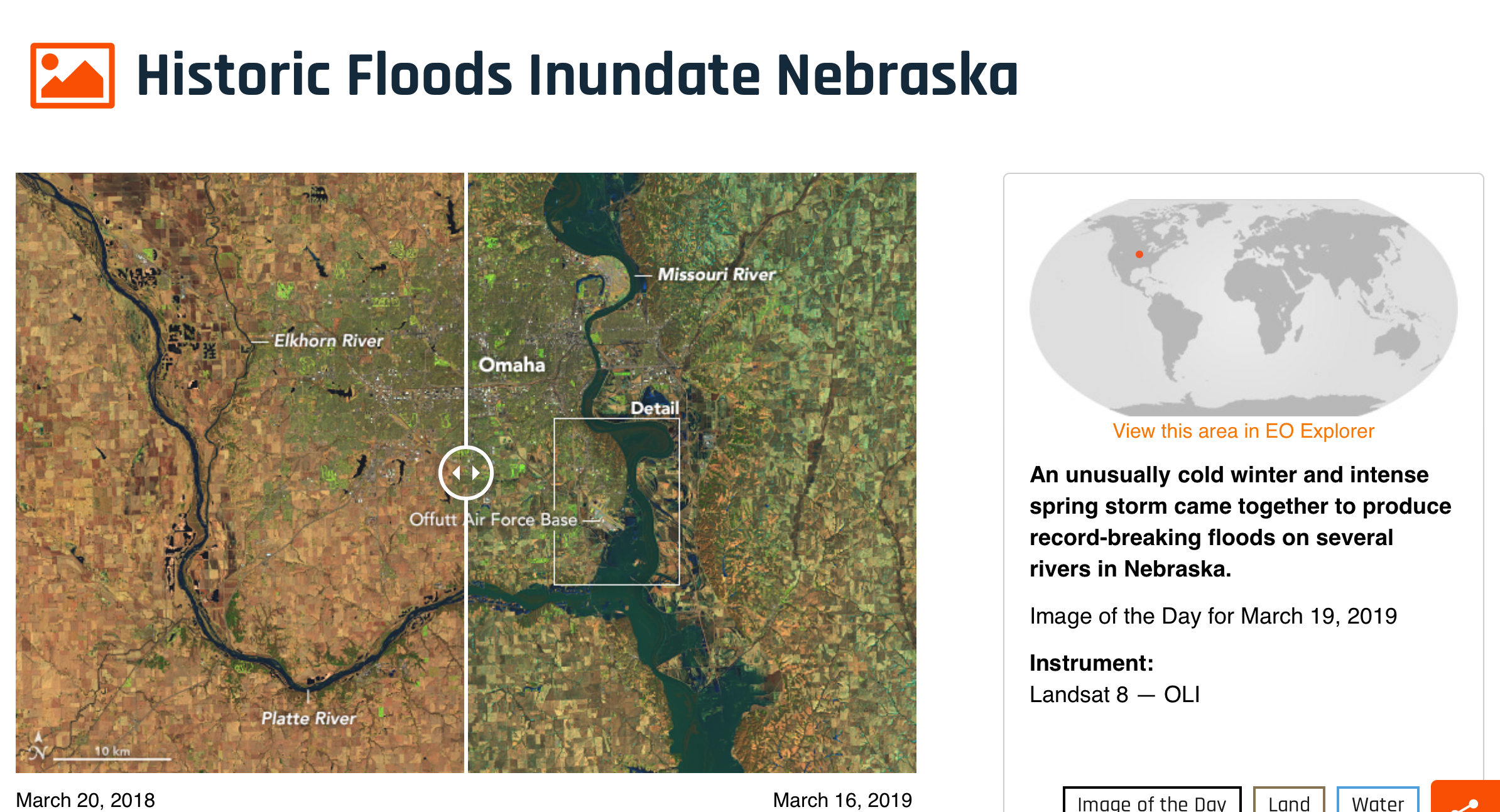 Nebraska inundated by Flooding