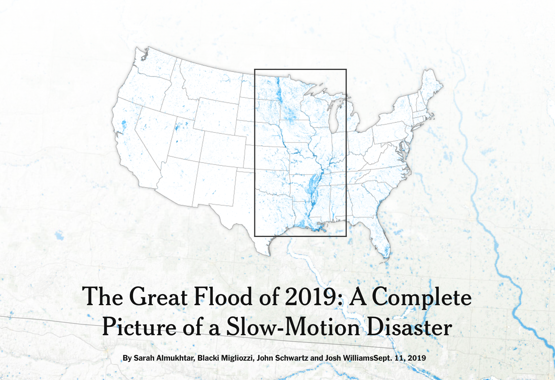 Midwest Flooding Interactive Reporting